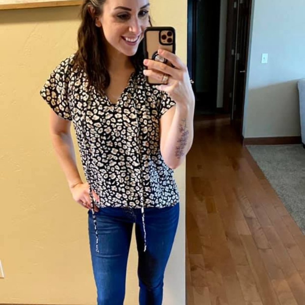 Leopard Blouse